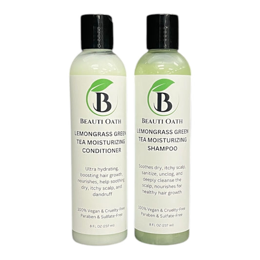 Lemongrass Green Tea Conditioner+Shampoo Bundle